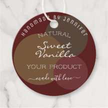 Moderne Donkerrode en Bruine Kleuren Product Verpa