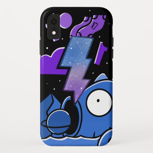 Moderne Doodle telefoonhoes Case-Mate iPhone Case (Achterkant)