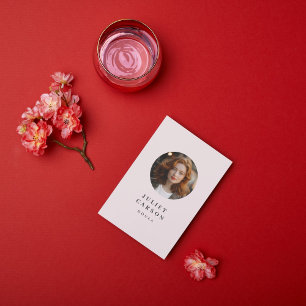Moderne Doula Kraamverzorgster Foto Zakkaartje Visitekaartje