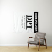 Moderne DPT Doctor of Physical Therapy Afstudeerce Wandkleed (In Situ (horizontaal))