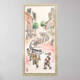 Moderne drakendansers poster