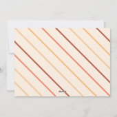 Moderne drie Arch Curve-foto met Kerstmis Terracot Feestdagenkaart (Achterkant)