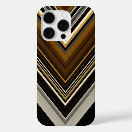 Moderne driehoeken abstracte en aangepaste initial Case-Mate iPhone case (Achterkant)