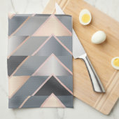 Moderne driehoeken theedoek (Quarter Fold)