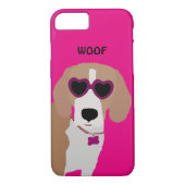 Moderne driekleurenbeagelhond Case-Mate iPhone case (Achterkant)
