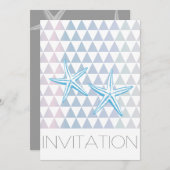 Moderne driekwartpatroontroonbruidingen kaart (Voorkant / Achterkant)