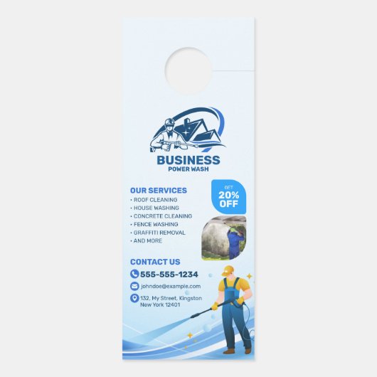 Moderne druk wassen macht wassen huis schoonmaken (Achterkant)