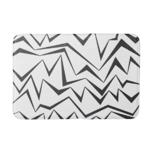 Moderne, dynamische, eenvoudige, gedurfde abstract badmat