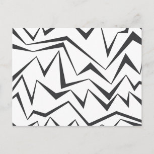 Moderne, dynamische, eenvoudige, gedurfde abstract briefkaart