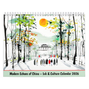 Moderne echo's van China – Inkt & Cultuurkalender Kalender