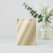 Moderne edelstenen voor metalen sieraden visitekaartje (Staand voorkant)