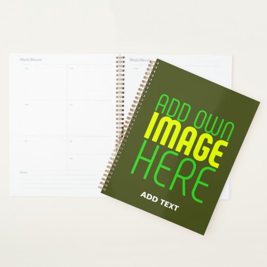 MODERNE ÉDITABLE ARMÉE VERT IMAGE MODÈLE TEXTE (Devant avec enveloppe)