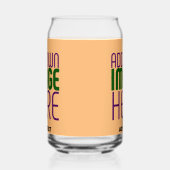 MODERNE ÉDITABLE PEACH ORANGE IMAGE MODÈLE TEXTE (Droite)