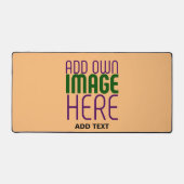MODERNE ÉDITABLE PEACH ORANGE IMAGE MODÈLE TEXTE (Recto)