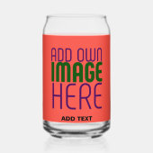 MODERNE ÉDITABLE ROUGE ORANGE MODÈLE TEXTE D'IMAGE (Verso)