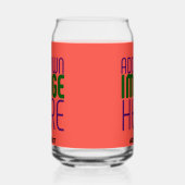 MODERNE ÉDITABLE ROUGE ORANGE MODÈLE TEXTE D'IMAGE (Gauche)