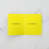 MODERNE ÉDITABLE SIMPLE JAUNE MODÈLE TEXTE IMAGE (Intérieur)