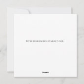 Moderne één foto kerstvakantie kaart (Achterkant)