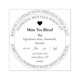 Moderne, eenvoudig aan te passen huishoudwet voor  	rubberstempel