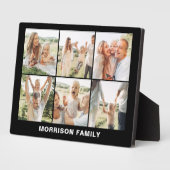 Moderne Eenvoudige Aangepaste 6 Fotocollage Fotoplaat (Zijkant)