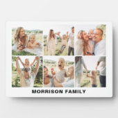 Moderne Eenvoudige Aangepaste 6 Fotocollage Fotoplaat (voorkant)