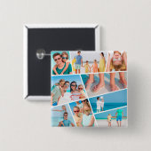 Moderne, eenvoudige, aangepaste 9 Afbeeldingen, co Vierkante Button 5,1 Cm (Voorkant /achterkant)