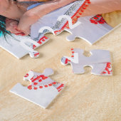 Moderne Eenvoudige Aangepaste 9 Afbeeldingen Colla Legpuzzel (Zijkant)