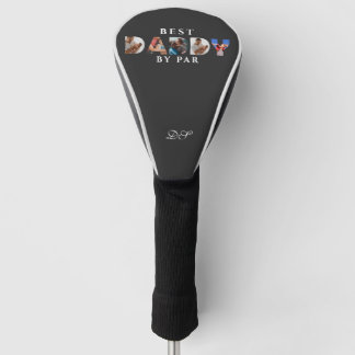 Moderne Eenvoudige Aangepaste Foto Collage DADDY S Golfheadcover