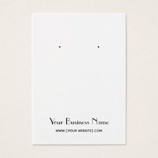 Moderne Eenvoudige, aangepaste oorenkaart Visitekaartje