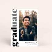 Moderne eenvoudige aankondiging Afstuderen foto's