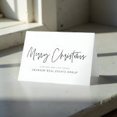 Moderne, eenvoudige, afspeelbare Typografie Feestdagen Kaart