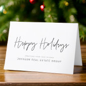 Moderne, eenvoudige, afspeelbare Typografie Feestdagen Kaart