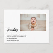 Moderne, eenvoudige beste grootmoeder ooit feestdagenkaart (Voorkant)