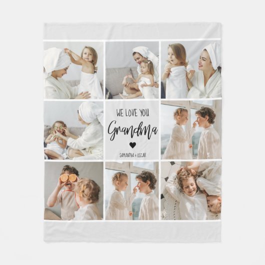 Moderne, eenvoudige beste grootmoeder ooit fleece deken (Voorkant)