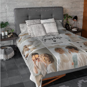 Moderne, eenvoudige beste grootmoeder ooit fleece deken