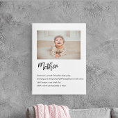 Moderne, eenvoudige beste moeder ooit canvas afdruk