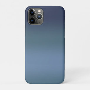 Moderne Eenvoudige Blauwe Navy Gradiënt Kleur iPhone 11 Pro Hoesje