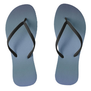 Moderne Eenvoudige Blauwe Navy Gradiënt Kleur Teenslippers
