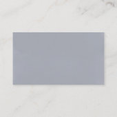 Moderne, eenvoudige blauwe QR-code website met min Informatiekaartje (Achterkant)