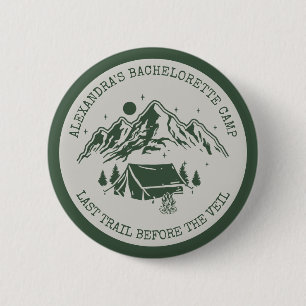 Moderne Eenvoudige Camping Weekend Meisjesuitje Ronde Button 5,7 Cm