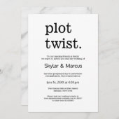 Moderne eenvoudige Casual bruiloft uitstel Kaart (Voorkant / Achterkant)