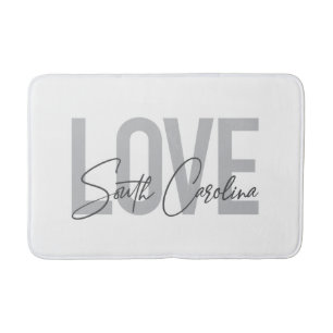 Moderne, eenvoudige, coole design Love South Carol Badmat