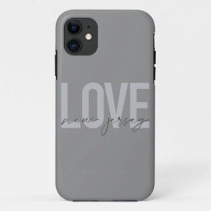Moderne, eenvoudige, coole, stedelijke design Love iPhone 11 Hoesje