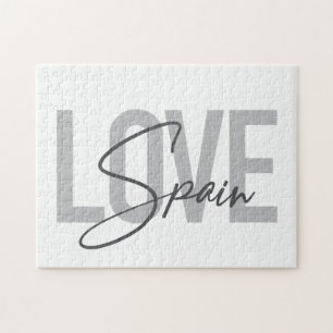 Moderne, eenvoudige, coole, stedelijke design Love Legpuzzel