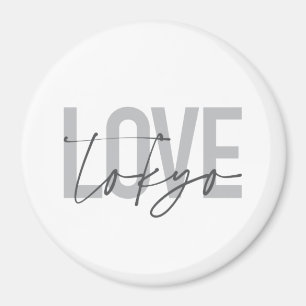 Moderne, eenvoudige, coole, stedelijke design Love Magneet