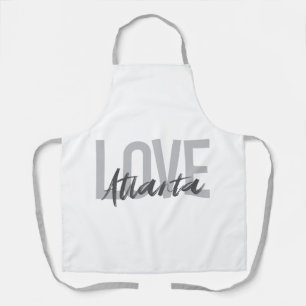 Moderne, eenvoudige, coole, stedelijke design Love Schort
