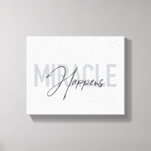 Moderne, eenvoudige, coole typografische wonder ge canvas afdruk