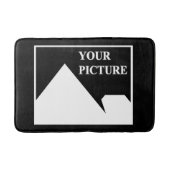 Moderne eenvoudige Creëer uw eigen bruiloft Afbeel Badmat (Voorkant)