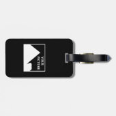 Moderne eenvoudige Creëer uw eigen bruiloft Afbeel Bagagelabel (Achterkant horizontaal)