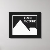 Moderne eenvoudige Creëer uw eigen bruiloft Afbeel Canvas Afdruk (Voorkant)